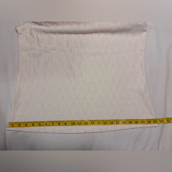 Ivory lace tie back tank, from online boutique, XL - Picture 5 of 8